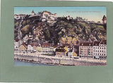 AK Graz. Kaiser Franz Josef-Kai mit Schlossberg.
