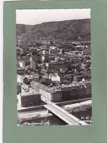 AK Graz Keplerbrücke. (Blick Richtung Plabutsch)