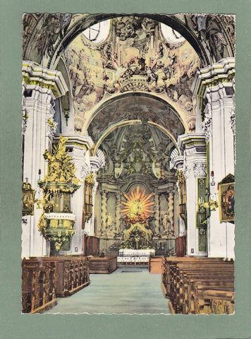 AK Graz – Mariatrost. Inneres der Wallfahrtskirche.