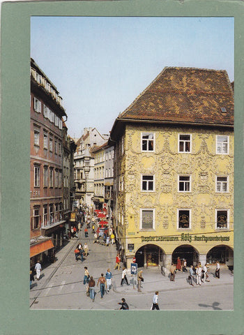 AK Graz. Hauptplatz mit Sporgasse.