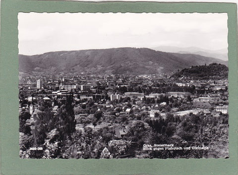 AK Graz. Blick gegen Plabutsch und Gleinalpe.