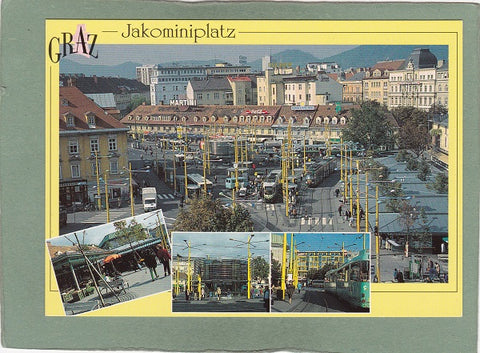 AK Graz Jakominiplatz.