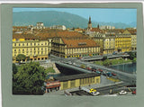 AK Graz, Tegetthoffbrücke mit Greinitzhaus am Grieskai.