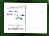 AK Graz. Blick aus dem Garten des Landhauskellers. Landhauskeller Espresso-Buffet. Schmiedgasse 9.
