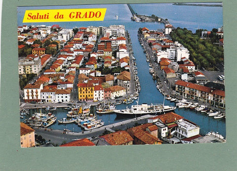 AK Grado. Veduta aerea del Porto.