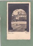 AK Graz, Karmeliterplatz (Winteransicht) (1928)