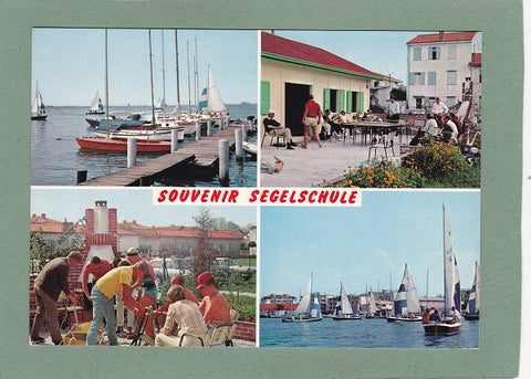 AK Grado. Segelschule – Scuola Vela – Italia Casella Postale 33.