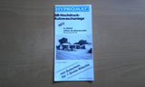 Prospekt: Hypromat. SB-Hochdruck-Autowaschanlage in Graz ARAL-Großtankstelle Mariatrosterstraße 166. Gerhard Hirzer.