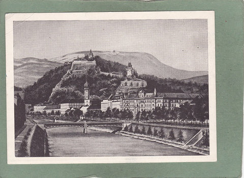 AK Graz, Steiermark: Mur, Schloßberg u. Schöckel.