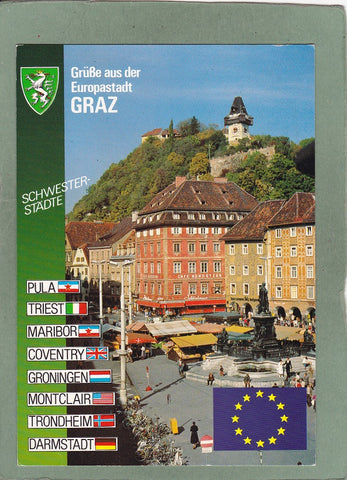 AK Grüße aus der Europastadt Graz.