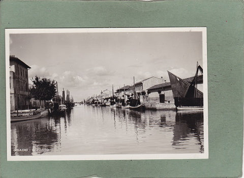 AK Grado – Il Porto. (ca. 1930)