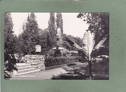 AK Graz Stadtparkbrunnen.