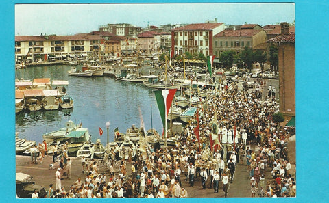 AK Grado. Processione Madonna di Barbana.