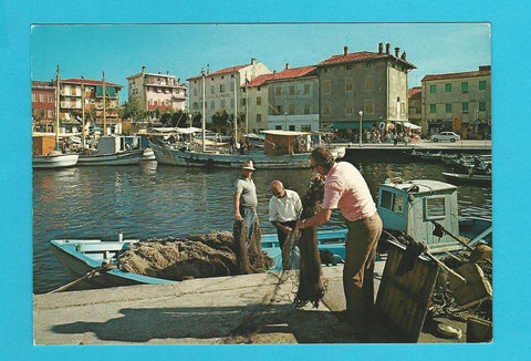 AK Grado. Pescatori al porto.