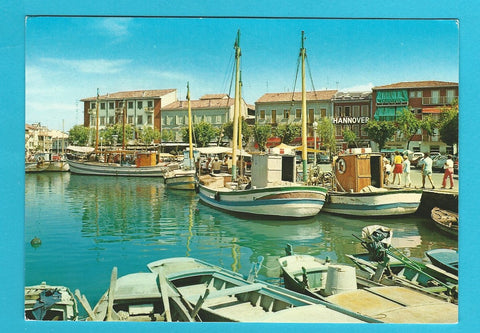 AK Grado. Barconi di pescatori nel porto.
