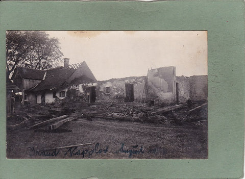 Foto Brand Kappler August 1926. Reinthal bei Graz (Hart bei Graz)