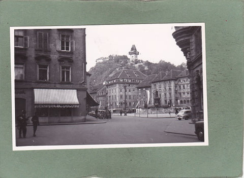 Foto Graz Hauptplatz. Ecke Julius Meindl, Rathaus.