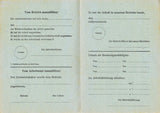 Meldenachweis für Berufstätige. (um1940).