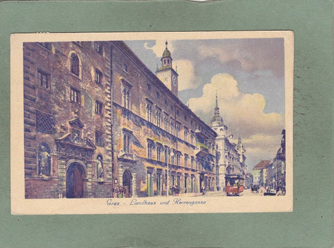 AK Graz – Landhaus und Herrengasse. (1918-19)