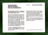 Baustein und Eintrittskarte für die Sternwarte  (Aussichtswarte Grazer Hilmteich). Großformat. Der grosse Orionnebel.