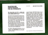 Baustein und Eintrittskarte für die Sternwarte  (Aussichtswarte Grazer Hilmteich).