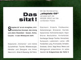Werbe-Karte. Graz Frühlingsmesse sitzplatz & spielplatz. 27.4.-5.5.2002.