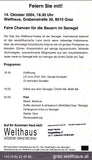 Werbekarte Welthausfest. Faire Chancen für die Bauern im Senegal. 14. Okt