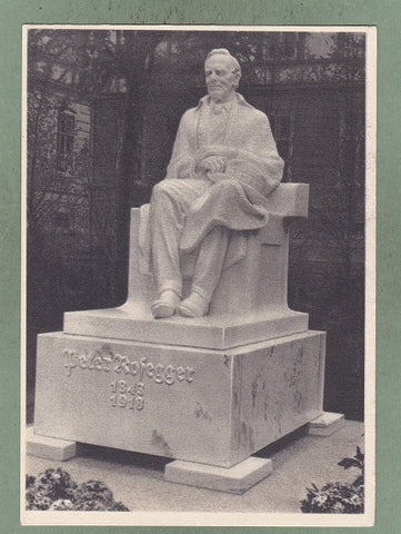 AK Rosegger-Denkmal in Graz von Prof. Gösser, Graz.