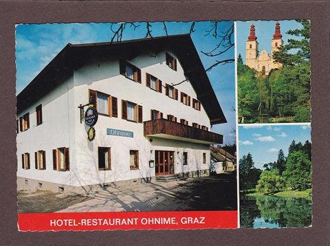 AK Graz. Hotel Restaurant Ohnime.
