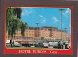 AK Graz. Hotel Europa. Bahnhofgürtel.