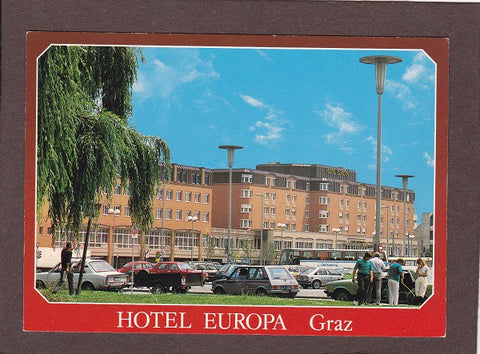 AK Graz. Hotel Europa. Bahnhofgürtel.