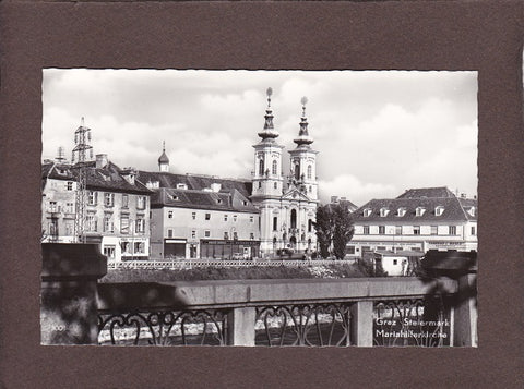 AK Graz. Mariahilferkirche. (alte Geschäfte)