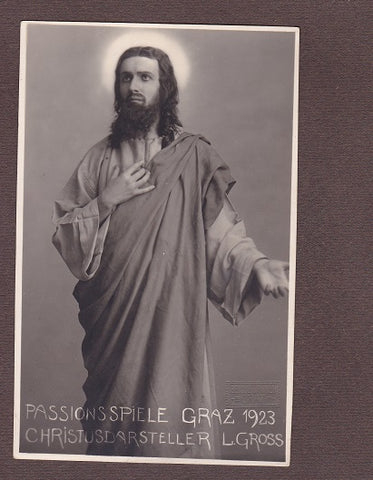 AK Passionsspiele Graz 1923 Christusdarsteller L. Gross.
