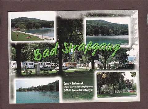 AK Graz. Bad Straßgang. Camping Central – Walter Günther. Martinhofstraße 3.