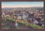 AK Graz vom Schlossberg.