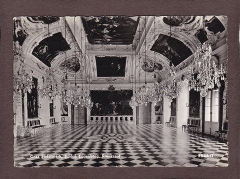 AK Graz, Schloß Eggenberg, Prunksaal.