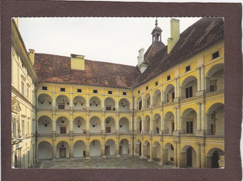 AK Schloß Eggenberg in Graz. Großer Arkadenhof. Kalender 1989 die s