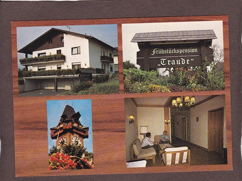 AK Graz, Peterstalerstr. 31. Pension Traude Inh. Fam. Kürbisch.