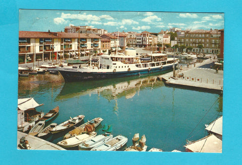 AK Grado. Il porto con la m/n Ambriabella.