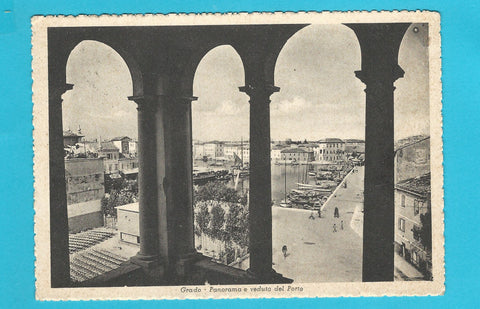 AK Grado - Panorama e veduta del Porto.