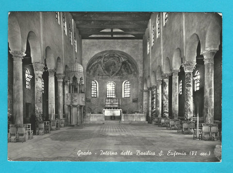 AK Grado - Interno della Basilica S. Eufemia.