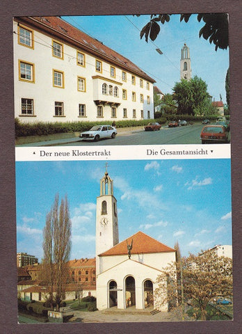 AK Graz. Fatima Kirche. Der neue Klostertrakt. Gesamtansicht.