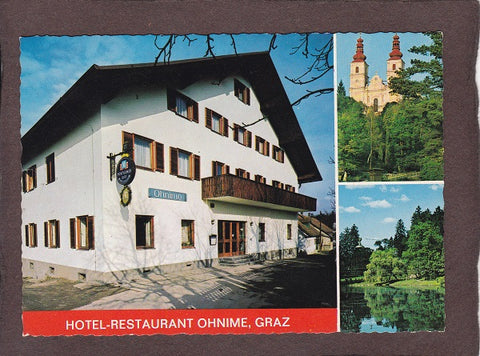 AK Graz. Maria Trost. Hotel Restaurant Ohnime.