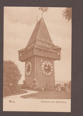 AK Graz. Uhrturm am Schloßberg.