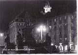 AK Graz bei Nacht-Hauptplatz mit Uhrturm.