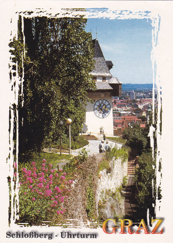 AK Graz. Schloßberg - Uhrturm.