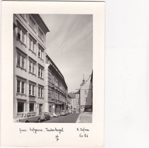 AK Graz: Hofgasse, Taubenkogel.