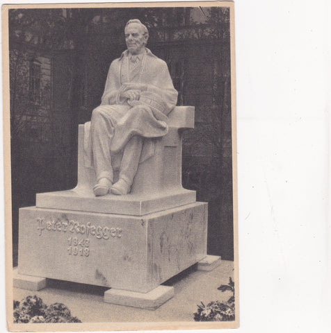 AK Rosegger - Denkmal in Graz von Prof. Gösser.