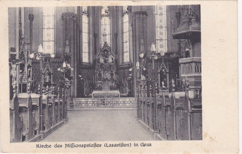 AK Kirche der Missionspriester (Lazaristen) in Graz.