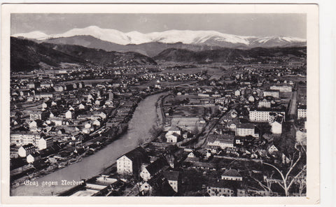 AK Graz gegen Norden. (um1950)